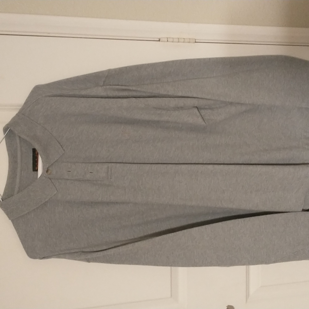 Timberland gray long sleeved Men's Polo
